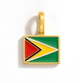 Charm - Flag Rectangular – Gold
