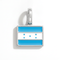 Charm - Flag Rectangular – Silver