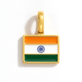 Charm - Flag Rectangular – Gold