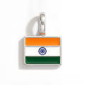 Charm - Flag Rectangular – Silver