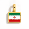 Charm - Flag Rectangular – Gold