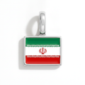 Charm - Flag Rectangular – Silver