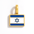 Charm - Flag Rectangular – Gold