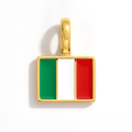 Charm - Flag Rectangular – Gold