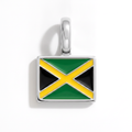 Charm - Flag Rectangular – Silver