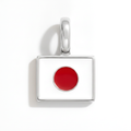 Charm - Flag Rectangular – Silver