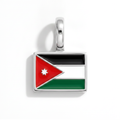 Charm - Flag Rectangular – Silver