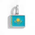 Charm - Flag Rectangular – Silver