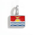 Charm - Flag Rectangular – Silver
