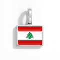 Charm - Flag Rectangular – Silver