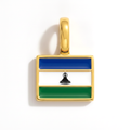 Charm - Flag Rectangular – Gold