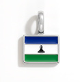 Charm - Flag Rectangular – Silver