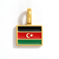 Charm - Flag Rectangular – Gold
