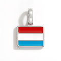 Charm - Flag Rectangular – Silver