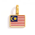 Charm - Flag Rectangular – Gold