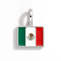 Charm - Flag Rectangular – Silver