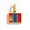 Charm - Flag Rectangular – Gold