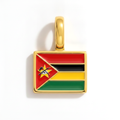 Charm - Flag Rectangular – Gold