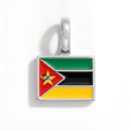 Charm - Flag Rectangular – Silver