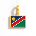 Charm - Flag Rectangular – Gold