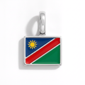 Charm - Flag Rectangular – Silver