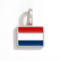 Charm - Flag Rectangular – Silver