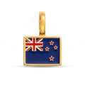 Charm - Flag Rectangular – Gold