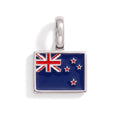 Charm - Flag Rectangular – Silver