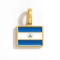 Charm - Flag Rectangular – Gold