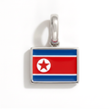 Charm - Flag Rectangular – Silver