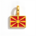 Charm - Flag Rectangular – Gold