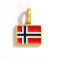Charm - Flag Rectangular – Gold