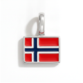 Charm - Flag Rectangular – Silver