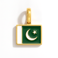 Charm - Flag Rectangular – Gold