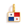 Charm - Flag Rectangular – Gold