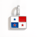 Charm - Flag Rectangular – Silver