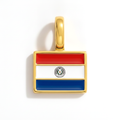 Charm - Flag Rectangular – Gold
