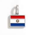 Charm - Flag Rectangular – Silver