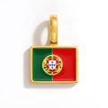 Charm - Flag Rectangular – Gold