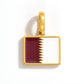 Charm - Flag Rectangular – Gold