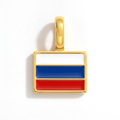 Charm - Flag Rectangular – Gold