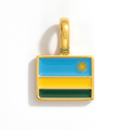 Charm - Flag Rectangular – Gold