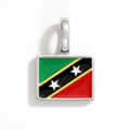 Charm - Flag Rectangular – Silver