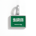 Charm - Flag Rectangular – Silver