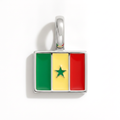 Charm - Flag Rectangular – Silver