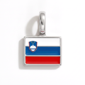 Charm - Flag Rectangular – Silver