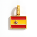 Charm - Flag Rectangular – Gold