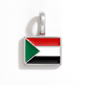 Charm - Flag Rectangular – Silver