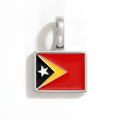 Charm - Flag Rectangular – Silver