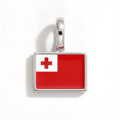 Charm - Flag Rectangular – Silver